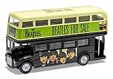 Corgi Diecast The Beatles for Sale London Double Decker Bus 1:64 Display Model CC82344, Black, Green...