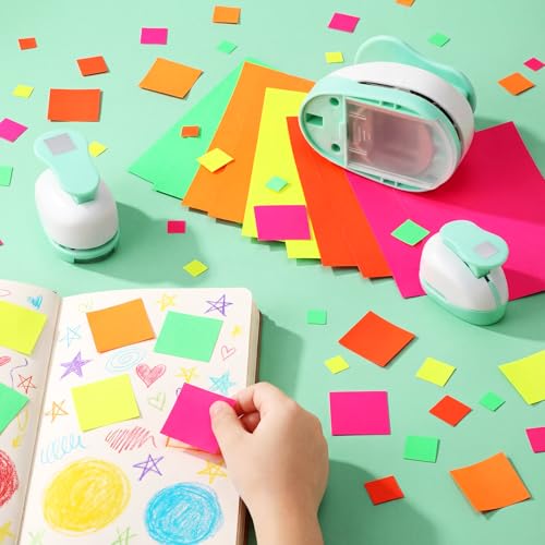 Perforadora cuadrada de papel CHENGU para álbumes de recortes y cortador de tarjetas 5