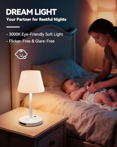 Image of SAIWEYA Outdoor Waterproof Shower Lamp, 8000mAh Rechargeable Bathroom Lamp
