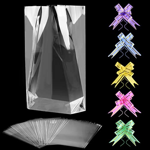 50 Stück Cellophantüten Klar 20 x 30 cm Transparente...