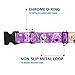 Buckle-Down Plastic Clip Collar - Frozen Anna/Elsa/Olaf Poses/Scenes Purples - 1