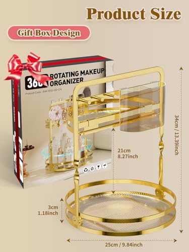 Save with Code: 50% Off DUANFEE 360° Rotating Makeup Organizer - Image 5