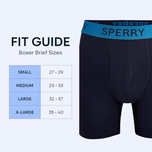 Sperry 4-Pack Everyday Men’s Performance Boxer Briefs – Quick-Dry, Breathable, Comfortable Polyester Boxer Briefs for Men3
