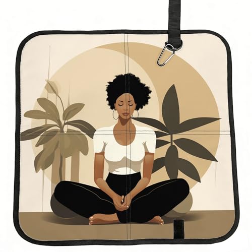 Yoga Poses Seat Cushion Folding, Indoor Outdoor Portable Chair Cushion