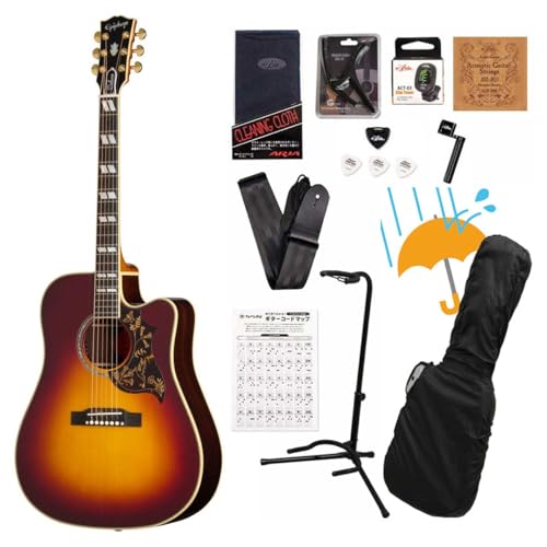 Epiphone/Inspired by Gibson Custom Hummingbird Deluxe EC Autumn Burst �A�R�M���卋��12�_���S�҃Z�b�gR