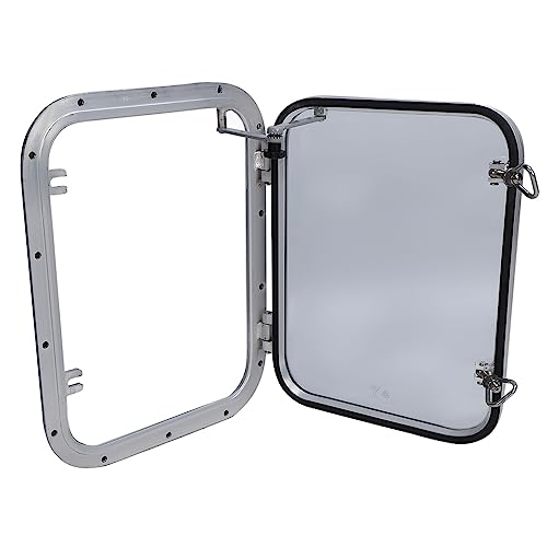 Brilluxa Bootsfenster, Robustes Bootsfenster, abgerundete Ecke, verstellbares und wasserdichtes Bootsfenster, Marinefenster für Schiffe, Yachten