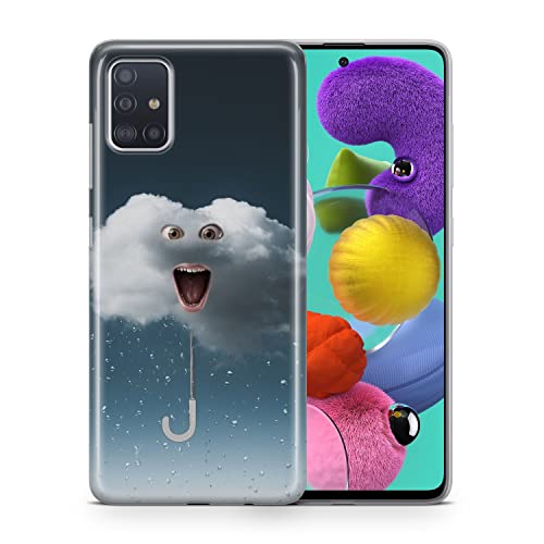 Coque silicone pour Nokia 2.1 avec technologie anti-chute et motif nuage de pluie