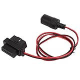BinZyronic OBD2シガレットライターアダプター 16ピン – 車載機器用電源ケーブル for カーレコーダー GPS ナビ