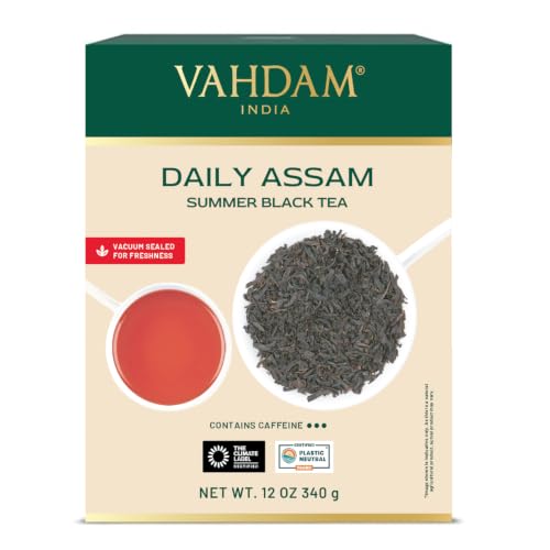 Image of VAHDAM Assam Black Tea Leaves (12oz|170+ Cups) Quality Black Tea Loose Leaf