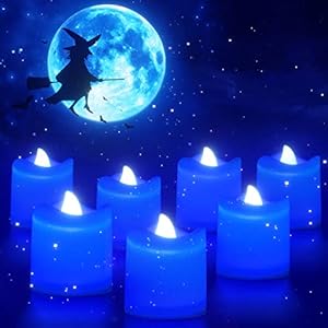 LUNSY Lot de bougies chauffe-plat LED sans flamme alimentées par piles pour décoration de fête ou de mariage