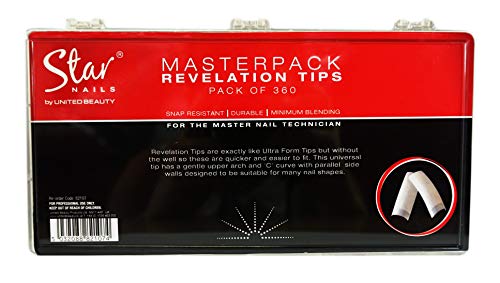Star Nails Revelation Tips Masterpack - Pack of 360, 360 count (Pack of 1)