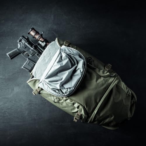Image of Eberlestock Fade Adapt Pack - EDC Backpack with Expandable Scabbard - Quick Disconnect Weapon Retention Strap - 2,545 C.I. - Black