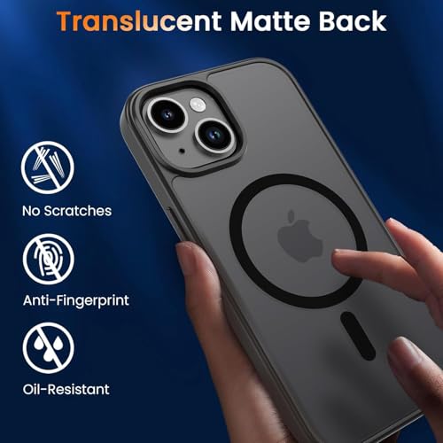 Image of EGOTUDE Frosted Case for iPhone (iPhone 14 /13) Black