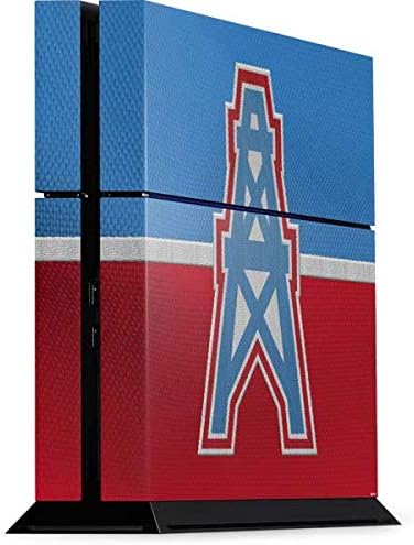 Skinit Decal Gaming Skin Compatible with PS4 Console - Officially Licensed NFL Houston Oilers Vintage Design
