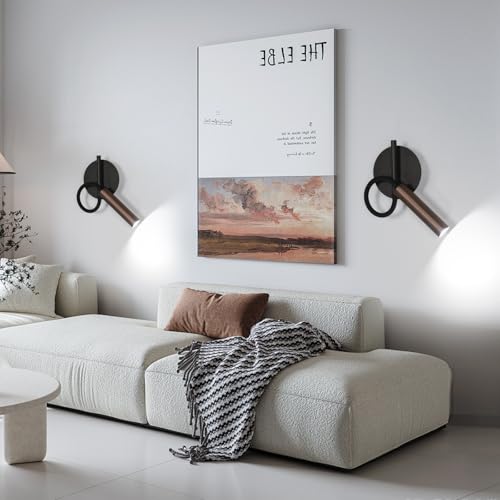 Lámpara de pared de rotación flexible de 360 grados para interior 4