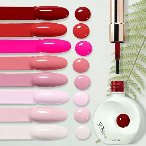 Set de 8 esmaltes de gel para uñas miniatura 4