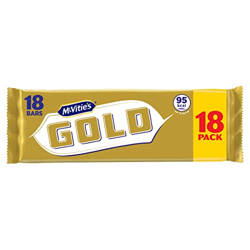 Mcvitie'S Barrette Per Biscotti Color Oro Caramello 18 Pezzi