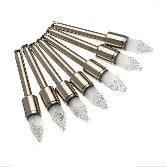 ADDLER Dental Polishing Nylon Cone CA Brush 7 Pcs For Micromotor