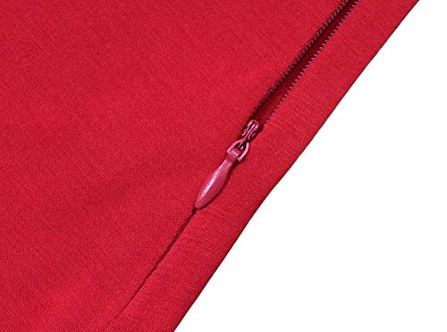 image for Berydress Women's Classic 3/4 Sleeve V Neck Sheath Casual Party Work F