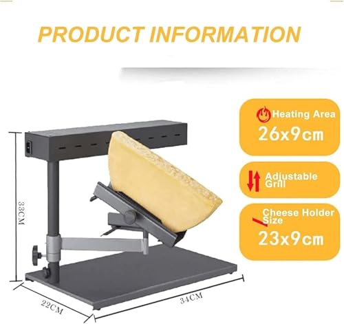 Machine à fondre le fromage à chauffage rapide en 40 secondes avec angle réglable - 4