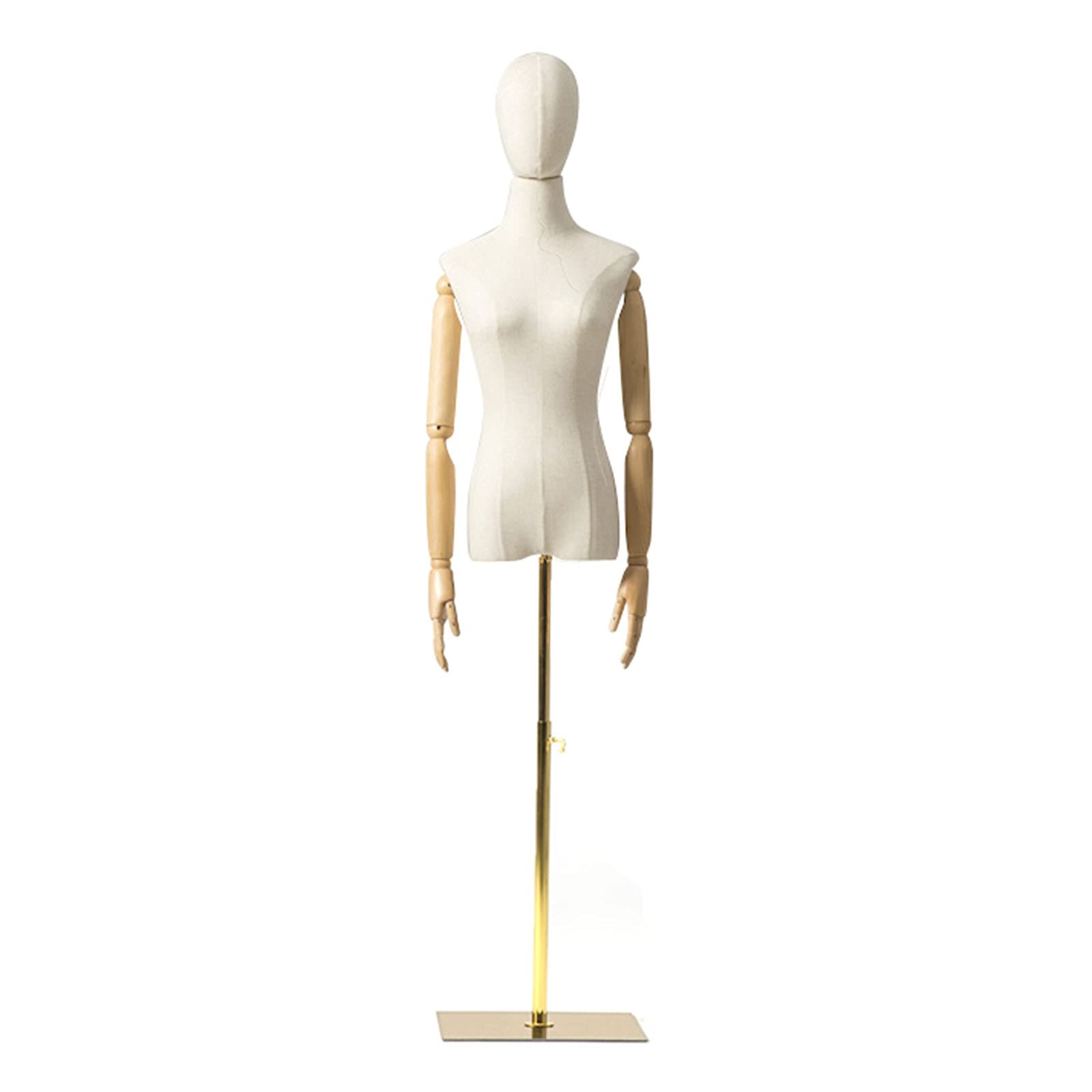 Maniquí de costura ajustable para crear y exhibir moda femenina en tiendas o talleres