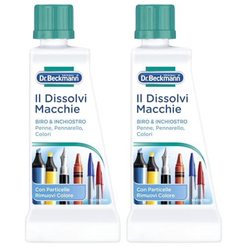 Il Dissolvi Macchie, Biro & Inchiostro (Penne, Pennarello, Colori) 50ml (2 Unità)