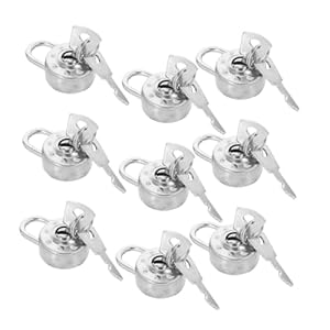 Mobestech Heart-Shaped Mini Padlock Set