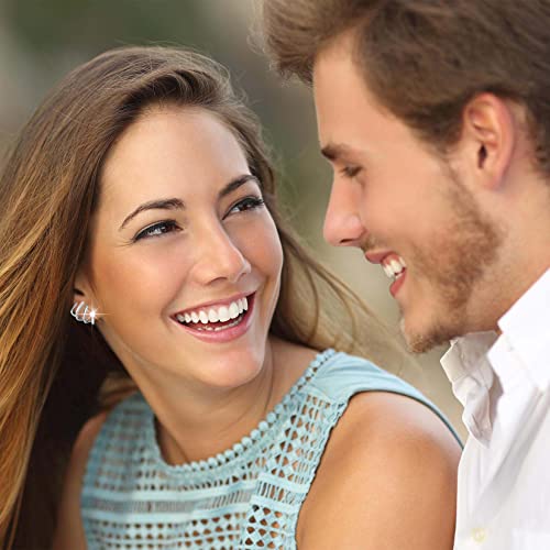 Panshi Sterling Silver Earrings Silver Hoop Earrings For Women Teen Girls Stud Diamond Claw Earrings Cuff Hypoallergenic Jewelry Gifts #TOP3