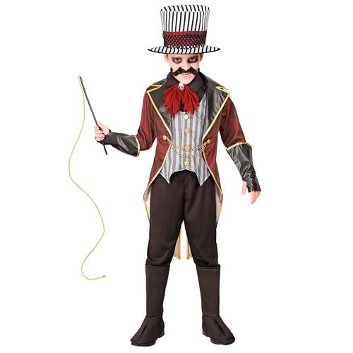 W WIDMANN MILANO Party Fashion - Disfraz infantil de director de circo malvado, domador, showman, disfraz de Halloween