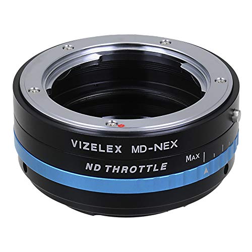 Vizelex ND Throttle Lens Adapter Compatible with Minolta MD Lenses to Sony E-Mount