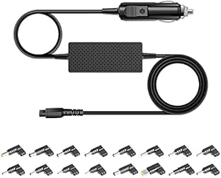 Car Charger 12V-24V Laptop Power Supply 15V 16V 18.5V 19V 19.5V 20V DC Adapter for HP Dell Toshiba Lenovo Acer Asus Sony Samsung LG TV Soundbar 12V Lighter Socket Adaptor for Motorhome Truck Bus Vans
