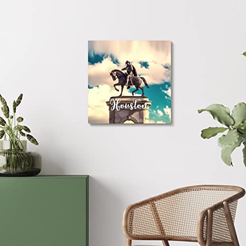 Affiche de décoration d'intérieur encadrée Texas rustique