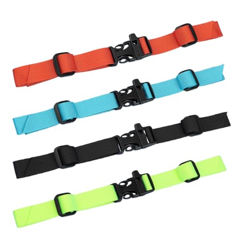 DHKFXKT Backpack Chest Strap, 4 Pack Heavy Duty Adjustable Sternum Strap, Quick Release Buckle, for Backpacks, Unisex, Nylon