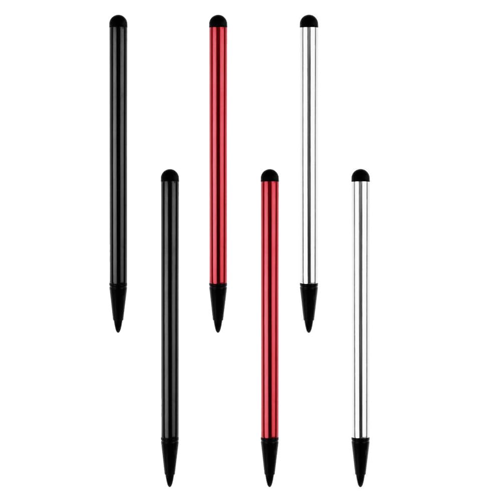 OUYAOAUA 6/3pcs 2In1 Stylus, Universal TouchScreen Pen Stylus With Soft & Hard Tips, Smart Phone Touch Screen Pen For All Model & System, Smartphone Stylus For Phone Tablet Drawing & Writing (6 Pcs)