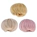 CUTICATE Lot de 3pcs Poupées Perruques Cheveux pour 1/8 BJD SD Dollfie Poupées DIY