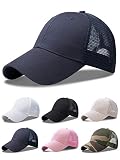OCTERING Baseball Cap Unisex Baumwolle Baseball Mützen Reine Farbe Baseboard Baseballkappe