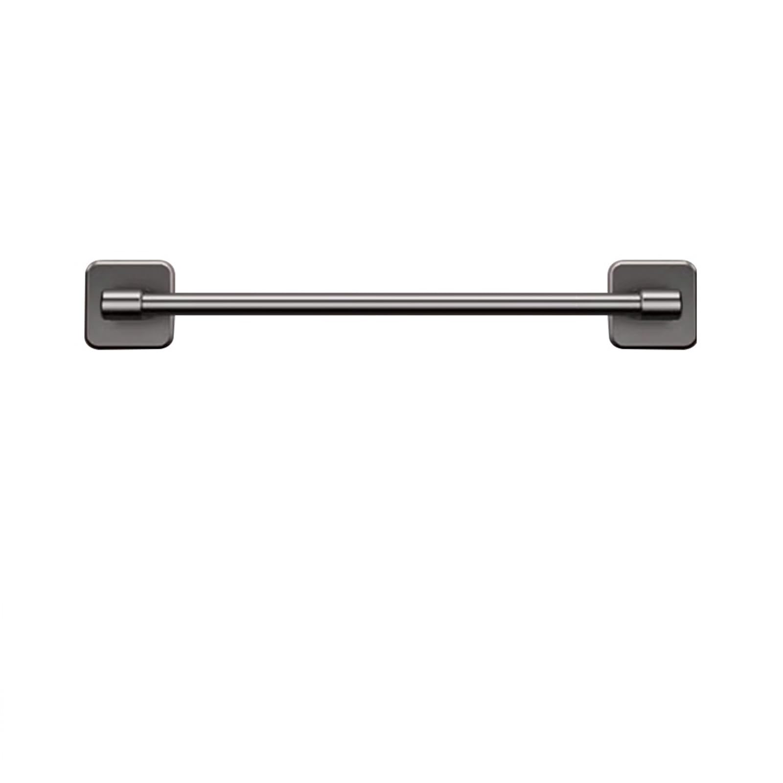 Bathroom towel rail Bathroom Towel Rack Punch Free Black White Grey Bath Self-Adhesive Bar Kitchen Hardware Accessories(Grey 50 cm)