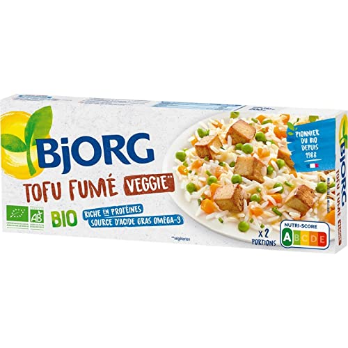 BJORG - Tofu Fumé 200G - Lot De 3 - Vendu Par Lot