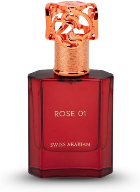 Perfumes "Rose 01"- EDP Spray for Unisex - Majestic blend of Rose, Floral, Fruity Fragrance - Long Lasting Personal Fragrance, Perfume for Women, Cologne for Men- For all occasions- 50ml