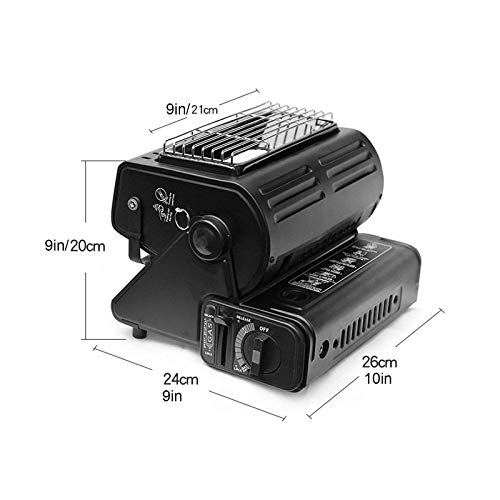 Draagbaar Terrasverwarming Voor Binnen Buitenshuis, Butaan Gaskachel Vloeibaar Gas 1300W Kachel Voor Camping Tent-groen… - Image 7