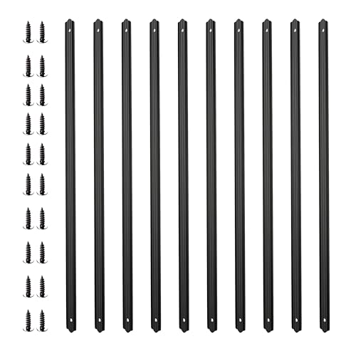 Balustres d'escalier extérieurs noirs pour sublimer votre porche et votre terrasse Brakki