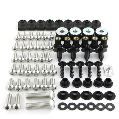 Kit tornillos carenado Suzuki GSX-R600 GSX-R750 2006-2007 plata