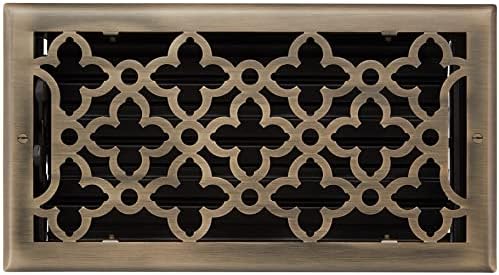 Signature Hardware 445783 Ballas Steel Wall Register - 6" x 14"