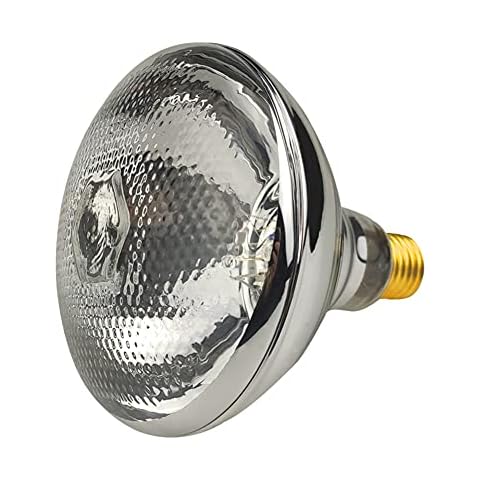 BONGBADA 2 Pack 250W Infrared Heat Lamp Bulbs Cover