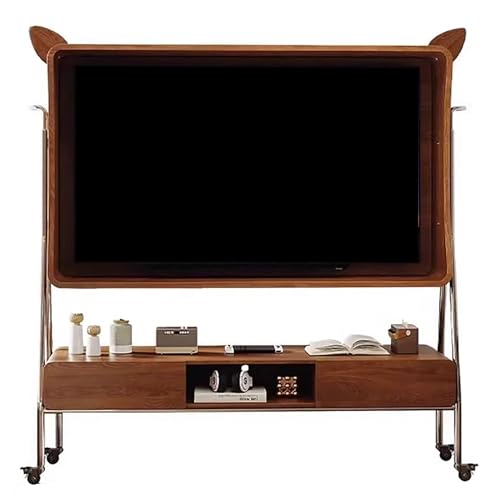 Soporte móvil para TV con ruedas y cajones para TVs <43" miniatura 1