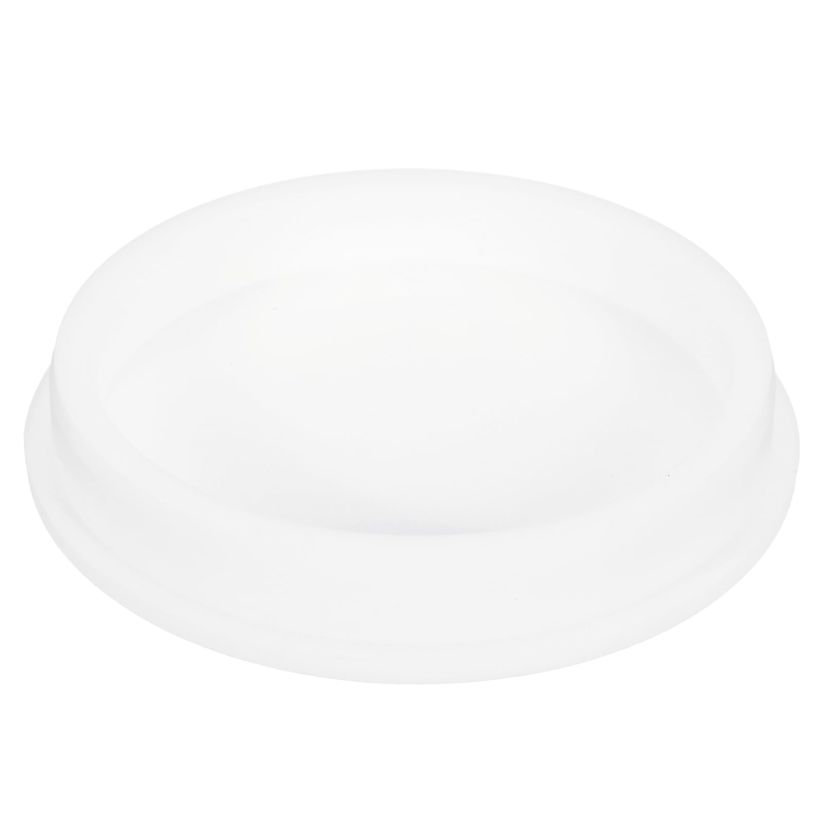 sourcing map 1Pcs Silicone Hole Plug 113.6mm, White High Temp T Type Rubber Stoppers for 111-113mm Hole, Waterproof Button Hole End Covers for Powder Coating, Sealing Plugs, Pipe Holes