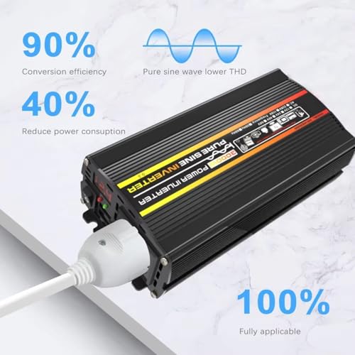 Inversor de corriente universal de 3000W para coche y autocaravana 3