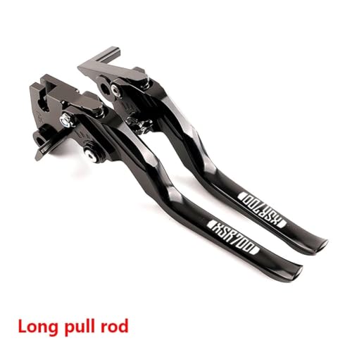 Levier de frein et d'embrayage XSR700 en alu CNC gris long de haute précision - 5