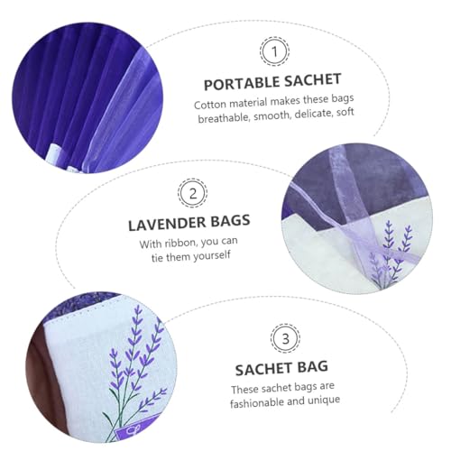 Bolsitas aromáticas de lavanda FOMIYES 15 unidades miniatura 3