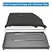 ELONN Wrangler Hard Top Freedom Panel Storage Bag,Hardtop Roof Panel Storage Case for Jeep Wrangler JK JL 2/4Dr 2007-2024,Dual Compartment Bag with Soft Inner Flaps